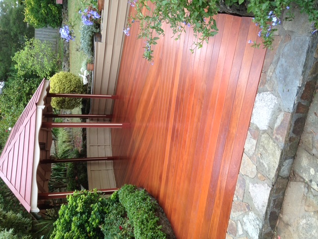 Peter Murray finished gazebo deck project